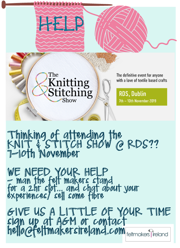 KNIT AND STITCH SHOW HELP