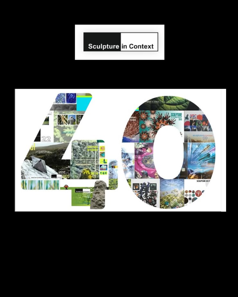 Sculpture in Context Logo and that it is their 4oth year